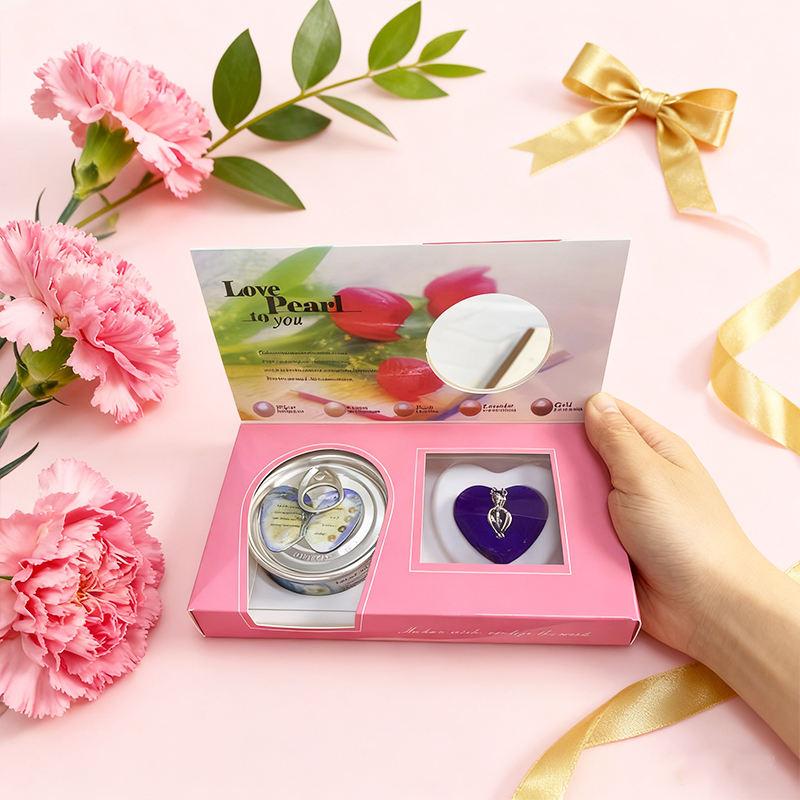 Love Pearl Necklace Gift Box – Real Pearl Surprise Set